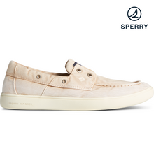 Load image into Gallery viewer, Men&#39;s Outer Banks 2-Eye Twill Boat Sneaker - Khaki (STS23752)
