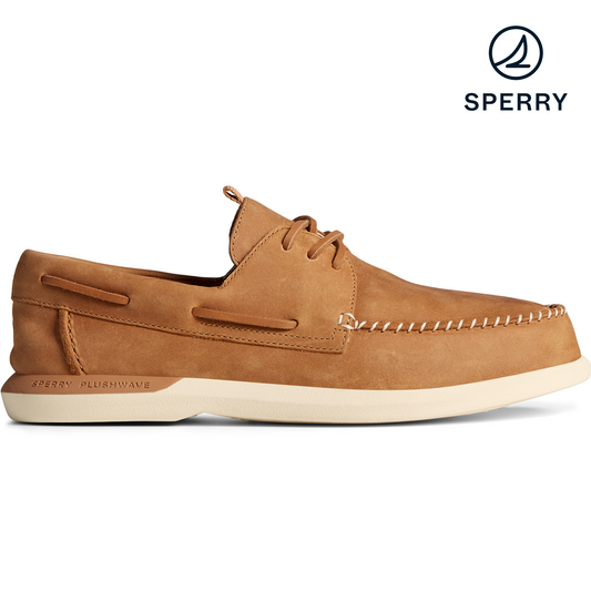 Sperry Men's Authentic Original PLUSHWAVE 2.0 Boat Shoe - Tan (STS23946)