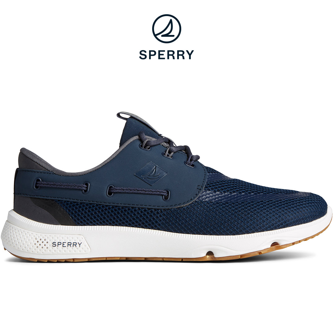 Sperry Women's 7 Seas 3-Eye Sneaker Navy (STL24363)