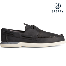 Load image into Gallery viewer, Sperry Men&#39;s Authentic Original PLUSHWAVE 2.0 Boat Shoe - Black (STS24388)
