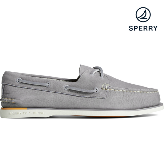 Sperry Men's Gold Cup Authentic Original Nubuck Boat Shoe - Grey (STS24499)