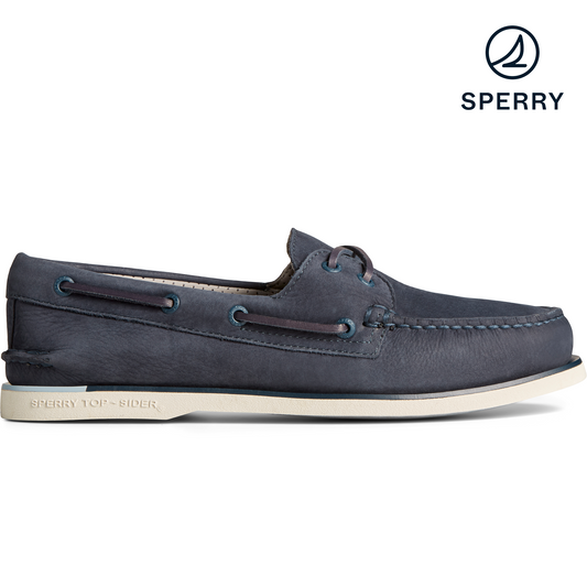 Sperry Men's Gold Cup Authentic Original Nubuck Boat Shoe - Navy (STS24501)