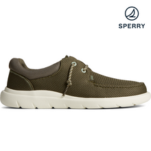 Load image into Gallery viewer, Men&#39;s Captain&#39;s Moc Mesh Sneaker - Olive (STS24875)
