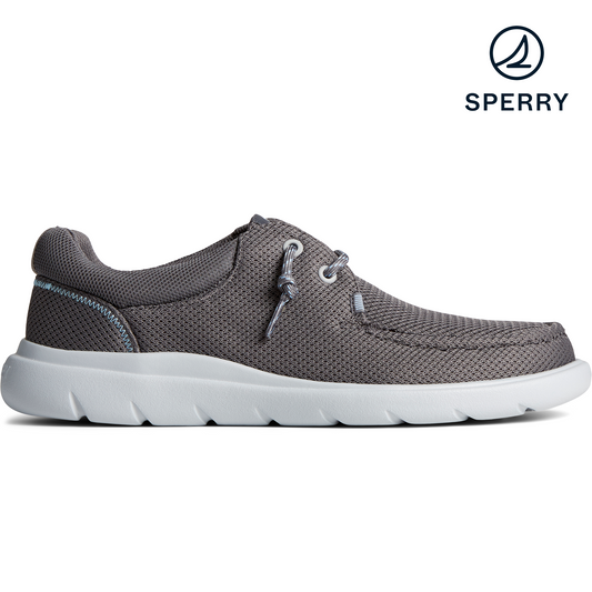 Sperry Men's Captain's Moc Mesh Sneaker - Grey (STS24877)