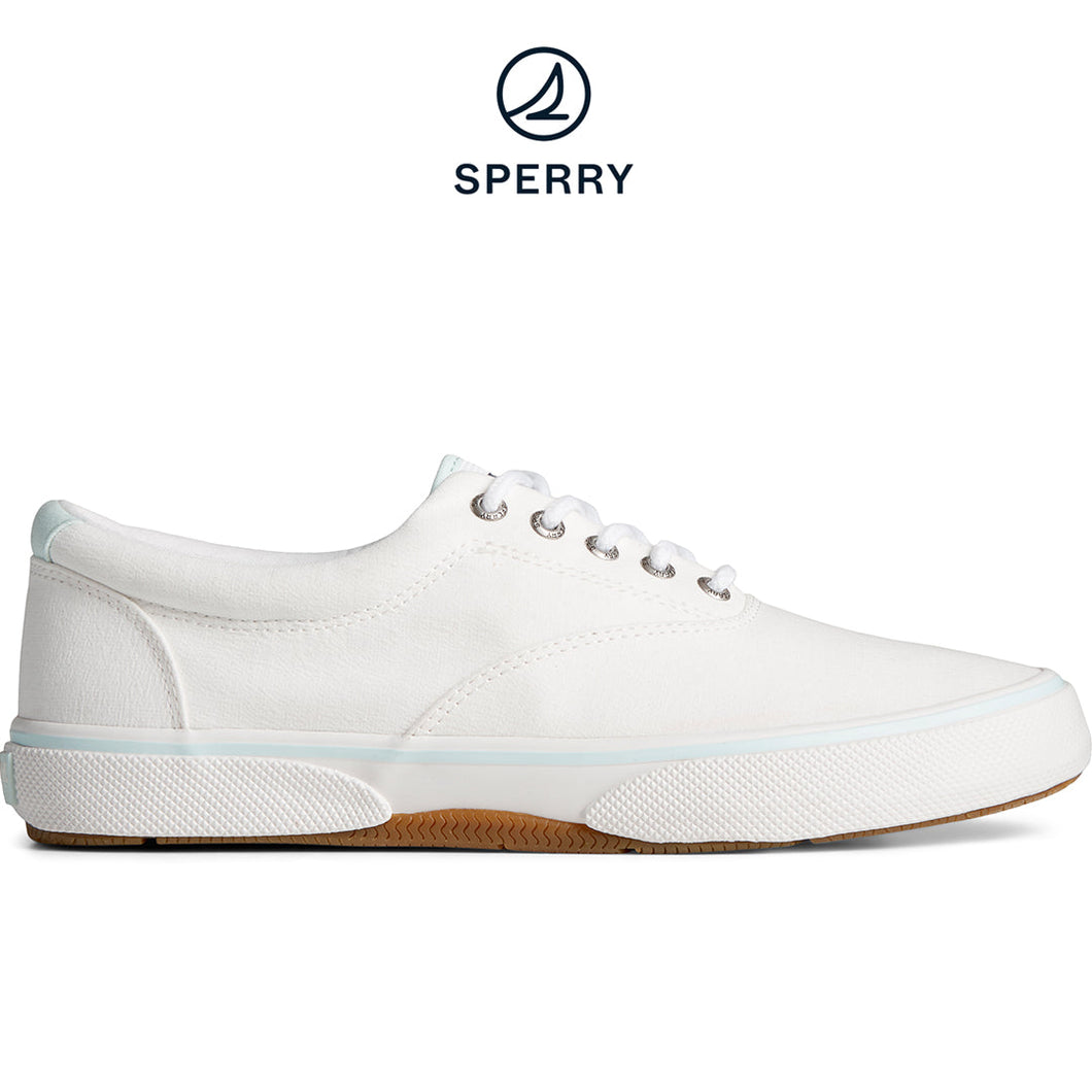 Sperry Men's Halyard CVO Summer Canvas Sneaker White (STS25080)