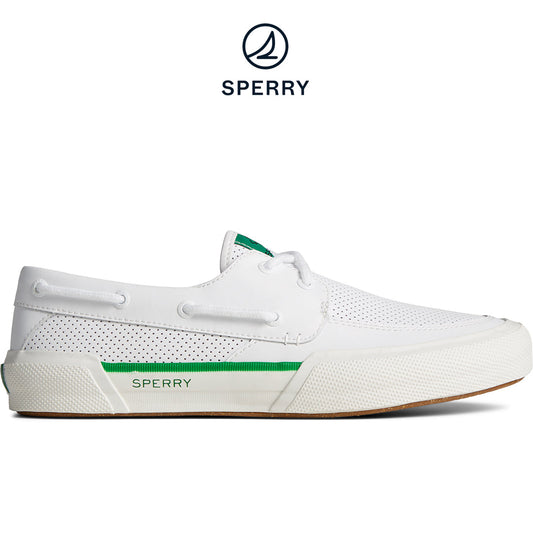 Sperry Men's SeaCycled™ Soletide 2-Eye Sneaker White (STS25117)