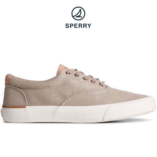 Sperry Men's SeaCycled™ Striper II CVO Baja Sneaker Taupe (STS25167)