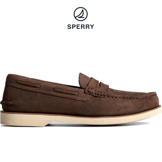 Sperry Men's Authentic Original™ Penny Double Sole Loafer Brown (STS25174)