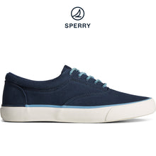 Load image into Gallery viewer, Sperry Men&#39;s SeaCycled™ Striper II Palm Sneaker Navy (STS25178)
