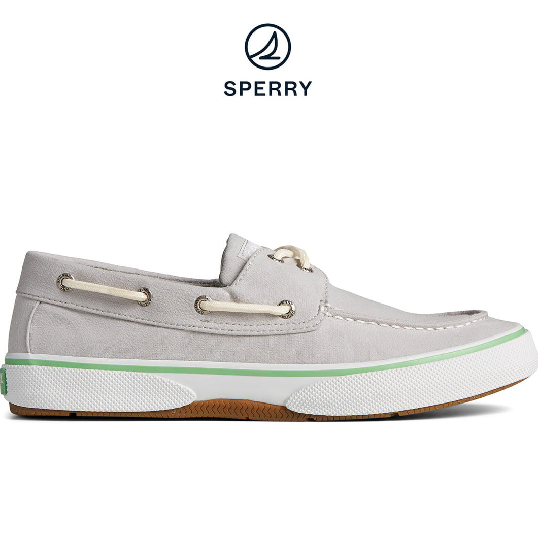 Sperry Men's Halyard Summer Linen Sneaker - Silver (STS25190)