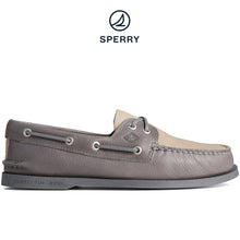 Load image into Gallery viewer, Sperry Men&#39;s Authentic Original™ Tumbled Boat Shoe Grey (STS25291)
