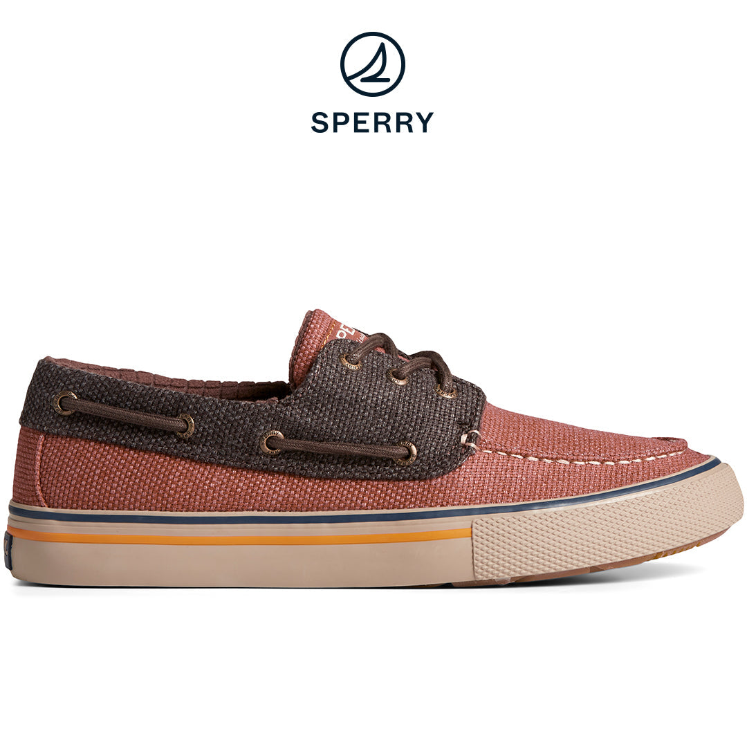 Sperry Men's SeaCycled™ Bahama Storm 3-Eye Boat Sneaker Dark Tan (STS25316)
