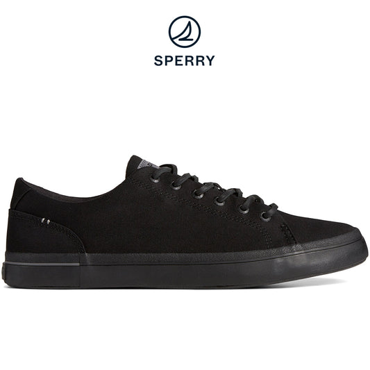 Sperry Men's SeaCycled™ Striper II Textile Sneaker Black (STS25431)