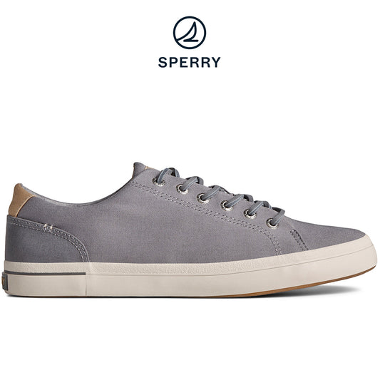 Sperry Men's SeaCycled™ Striper II Textile Sneaker Grey (STS25432)