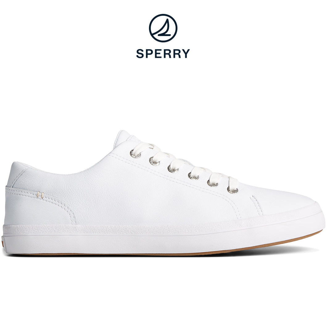 Sperry Men's Striper II Leather Sneaker White (STS25434)