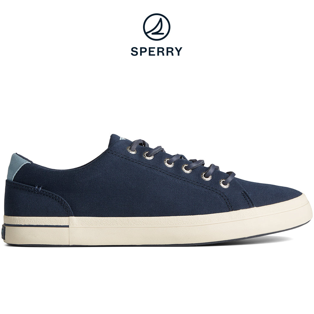 Sperry Men's SeaCycled™ Striper II Textile Sneaker Navy (STS25435)