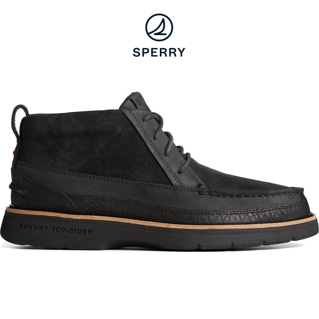 Sperry Men's Authentic Original Lug Chukka Plushwave™ Boot Black (STS25456)