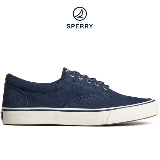 Sperry Men's SeaCycled™ Striper II CVO Textile Sneaker Navy (STS25512)