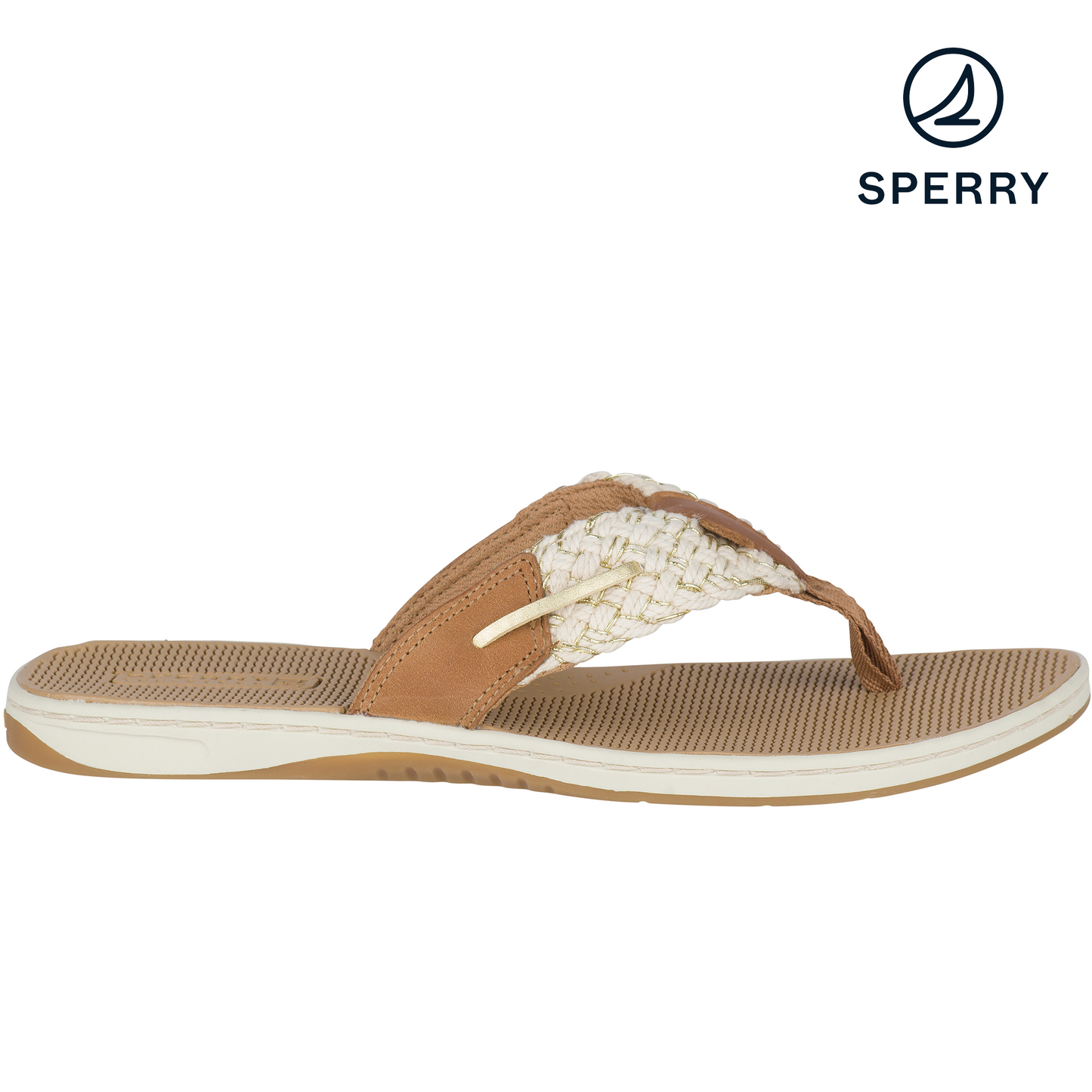 Sperry Women's Parrotfish Thong Sandal - Sahara (STS82816)