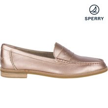 Load image into Gallery viewer, Sperry Women&#39;s Seaport Penny Loafer - Rose Gold (STS83408)

