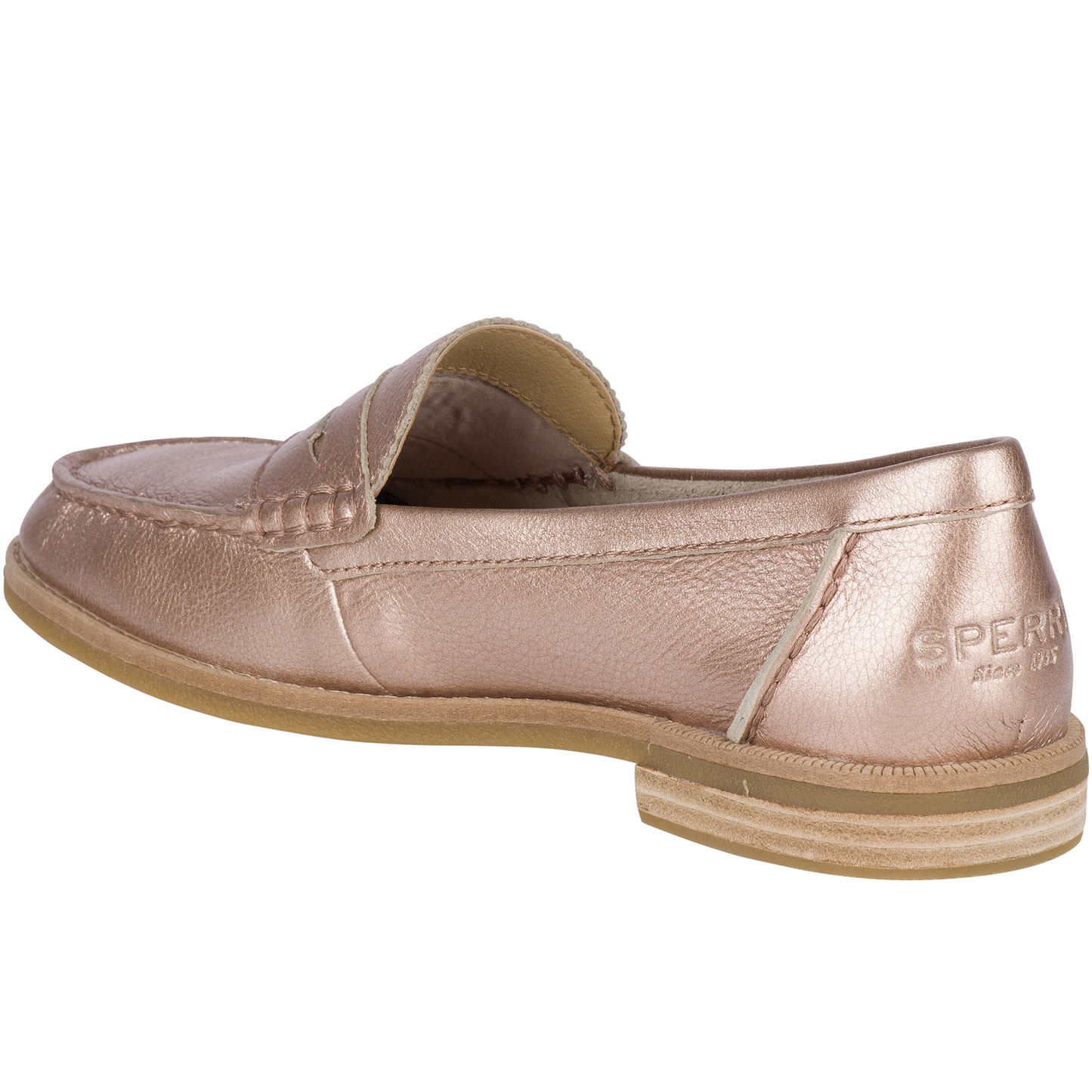 Sperry Women's Seaport Penny Loafer - Rose Gold (STS83408)