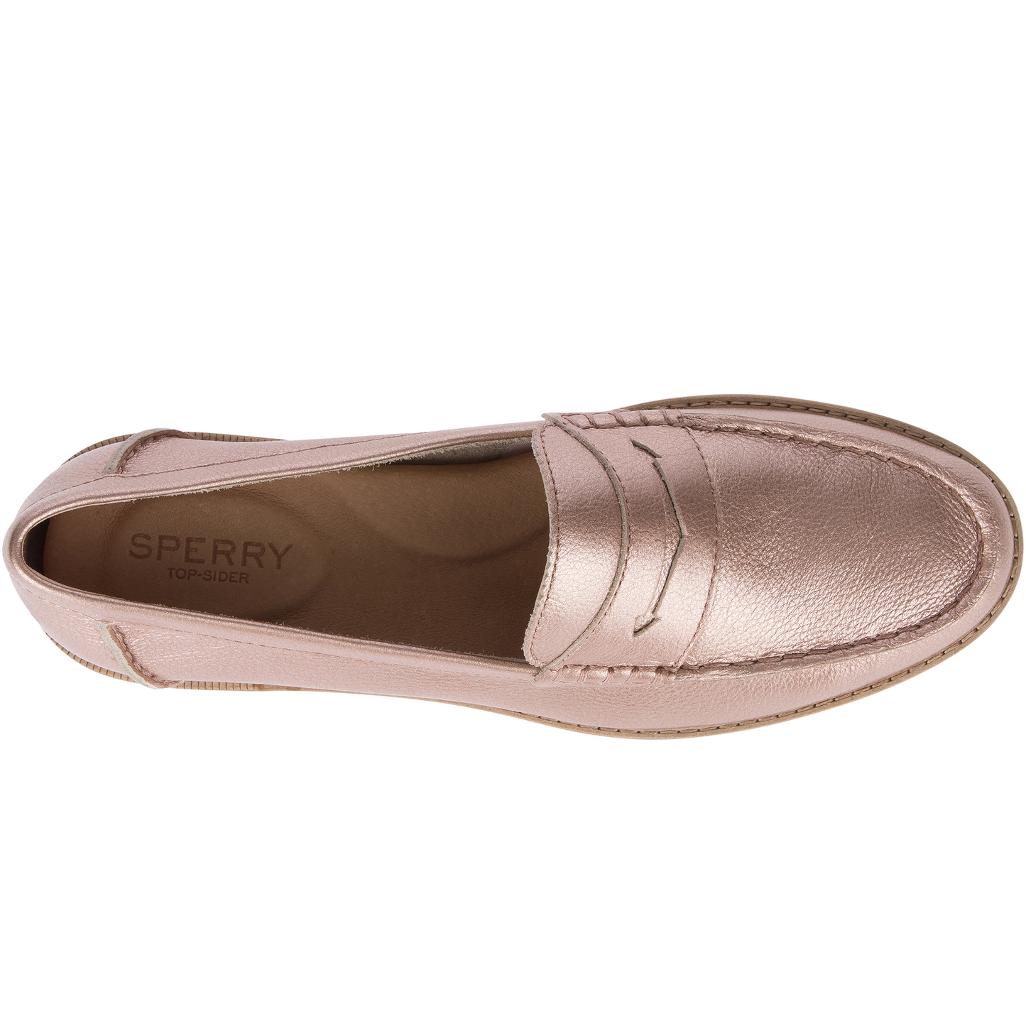 Sperry Women's Seaport Penny Loafer - Rose Gold (STS83408)