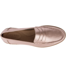 Load image into Gallery viewer, Sperry Women&#39;s Seaport Penny Loafer - Rose Gold (STS83408)
