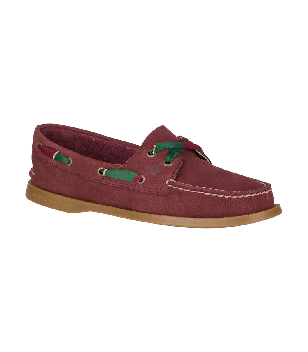 Burgundy sperrys sale