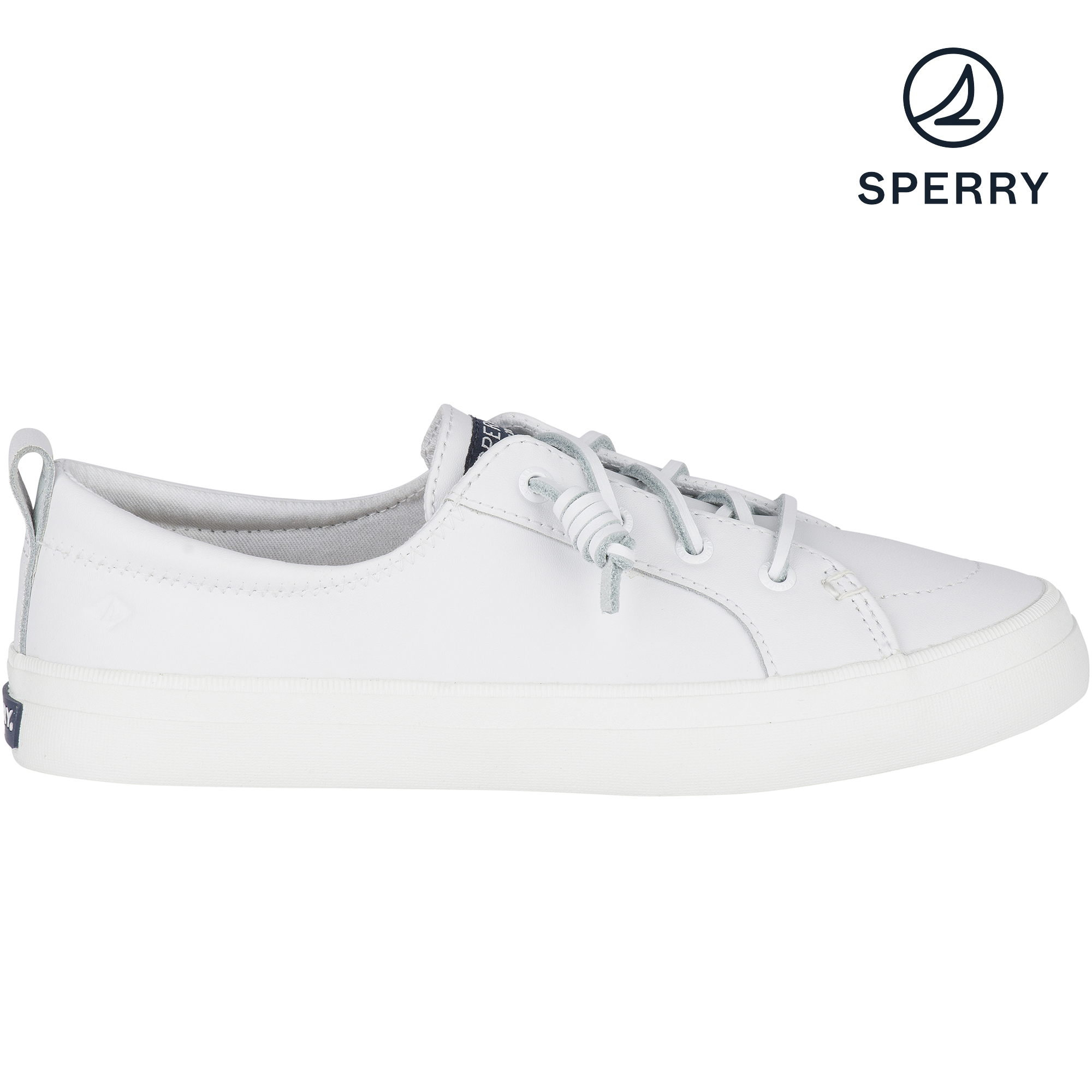White sperrys top