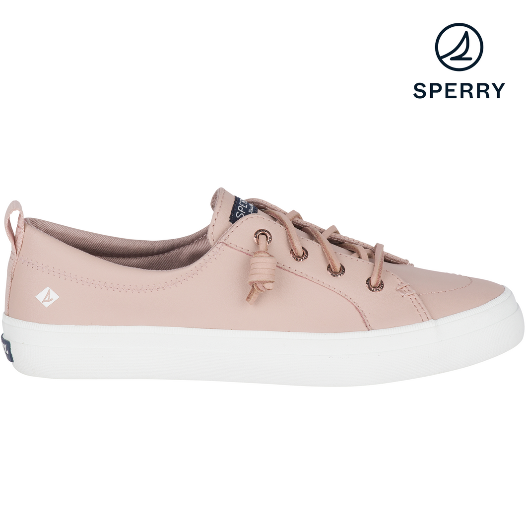 Sperry Women's Crest Vibe Leather Sneaker - Rose Dust (STS84598)