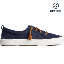 Load image into Gallery viewer, Sperry Women&#39;s Pier Wave Canvas Sneaker - Navy (STS85104)
