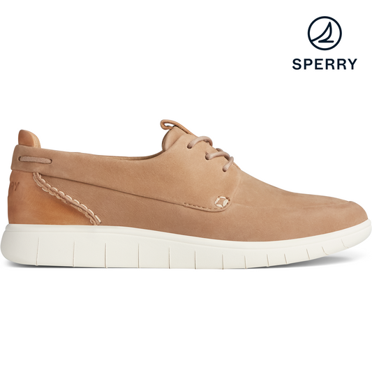 Sperry Women's Coastal Plushwave Sneaker - Oatmeal (STS85540)