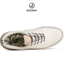 Load image into Gallery viewer, Sperry Men&#39;s SeaCycled™ Striper II Palm Sneaker Bone White (STS25132)

