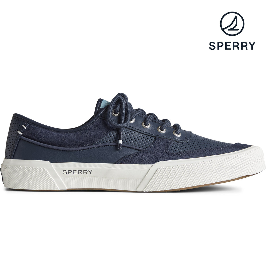 Sperry Men's Soletide Leather Sneaker - Navy (STS23169)