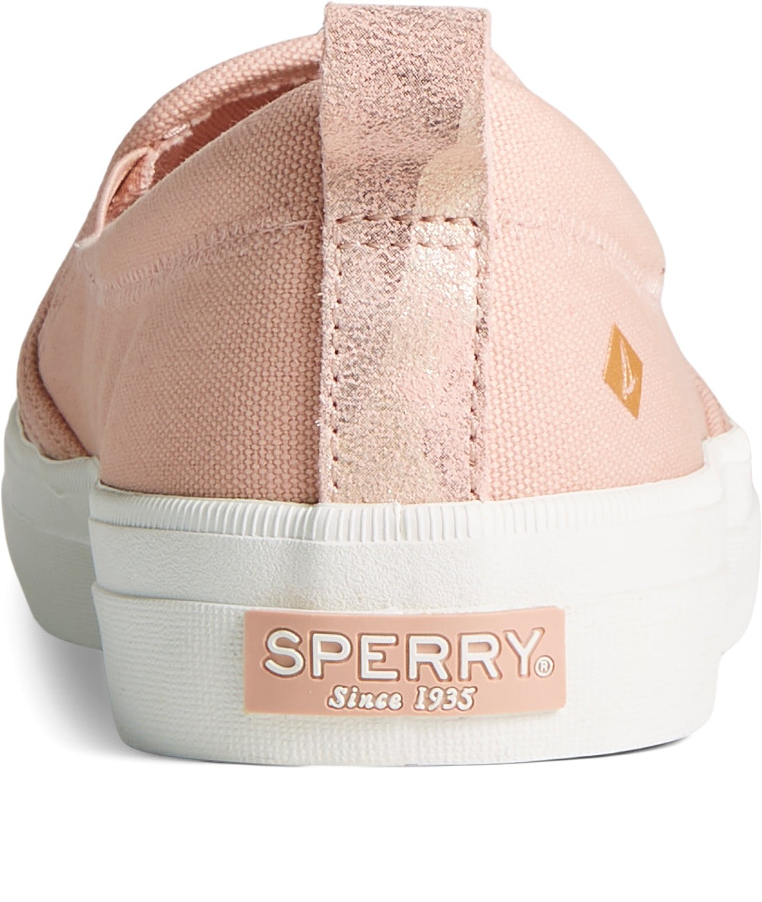 Sperry Women's Crest Twin Gore Camo Slip On Sneaker - Blush (STS87040)