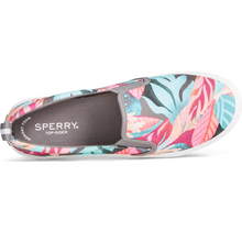 Load image into Gallery viewer, Sperry Women&#39;s Crest Twin Gore Coral Floral Sneaker - Pink (STS87481)
