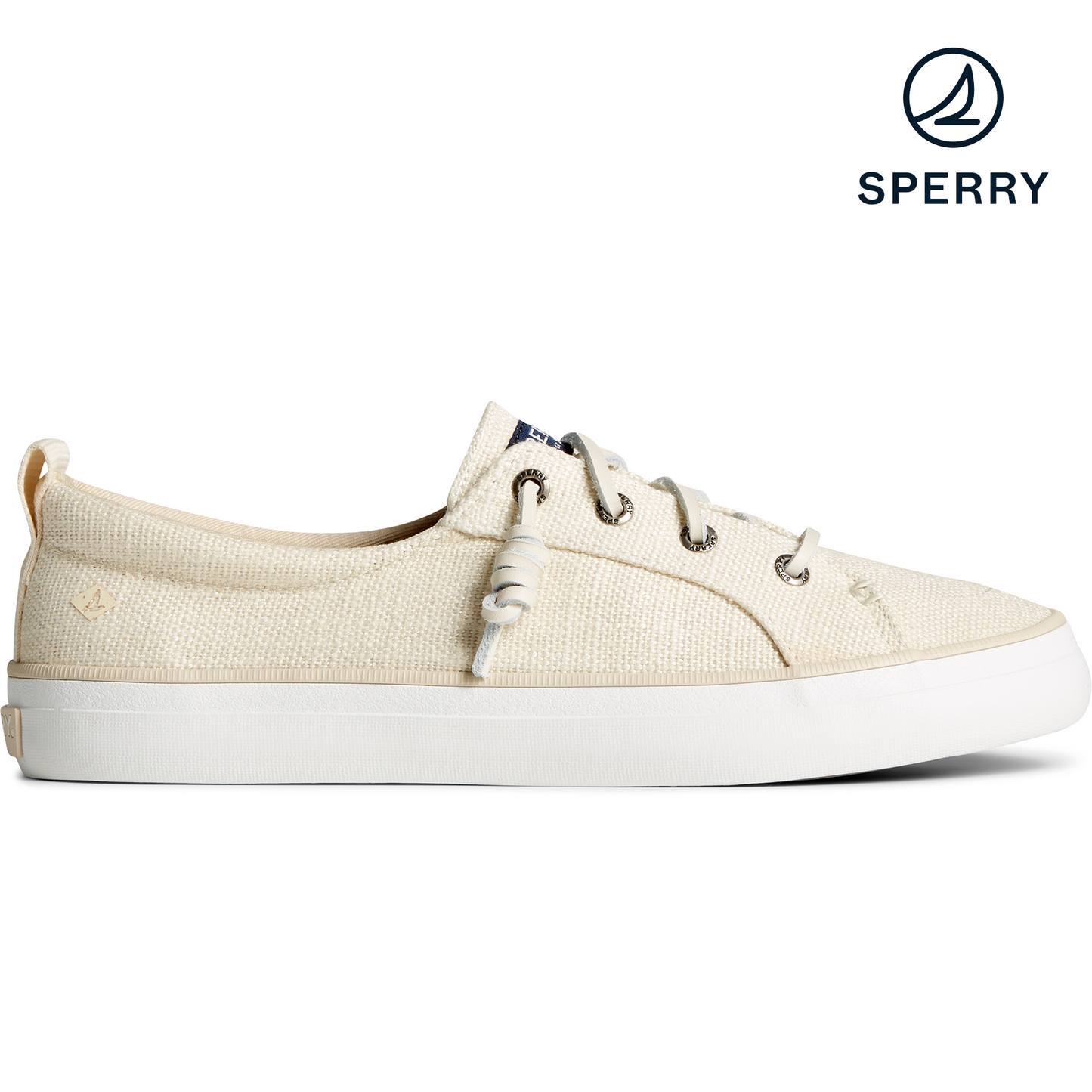 Sperry Women's Crest Vibe Hemp Sneaker - Off White (STS88243)