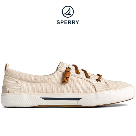 Sperry Women's SeaCycled™  Pier Wave Baja Sneaker Bone (STS88566)