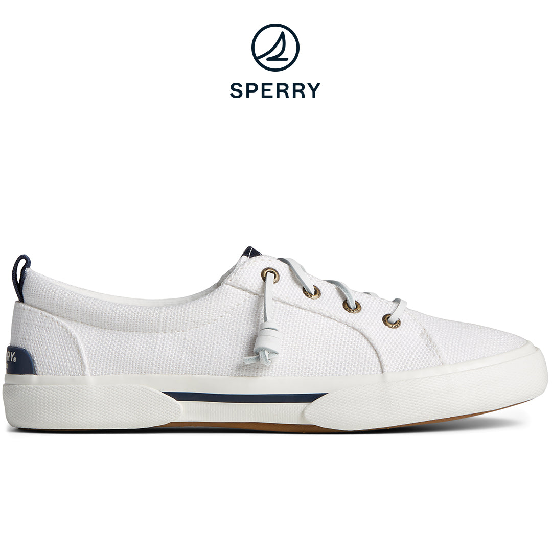 Sperry Women's SeaCycled™  Pier Wave Baja Sneaker White (STS88569)