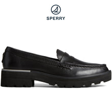 Load image into Gallery viewer, Sperry Women&#39;s  Chunky Penny Loafer Black(STS88882)
