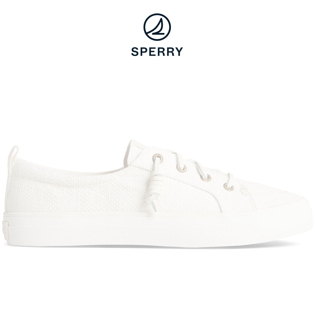 Sperry Women's SeaCycled™ Crest Vibe Jacquard Sneaker Off White (STS88904)