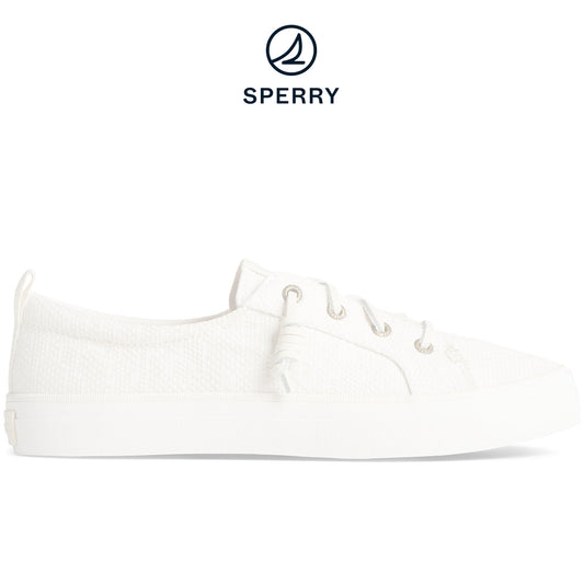Sperry Women's SeaCycled™ Crest Vibe Jacquard Sneaker Off White (STS88904)