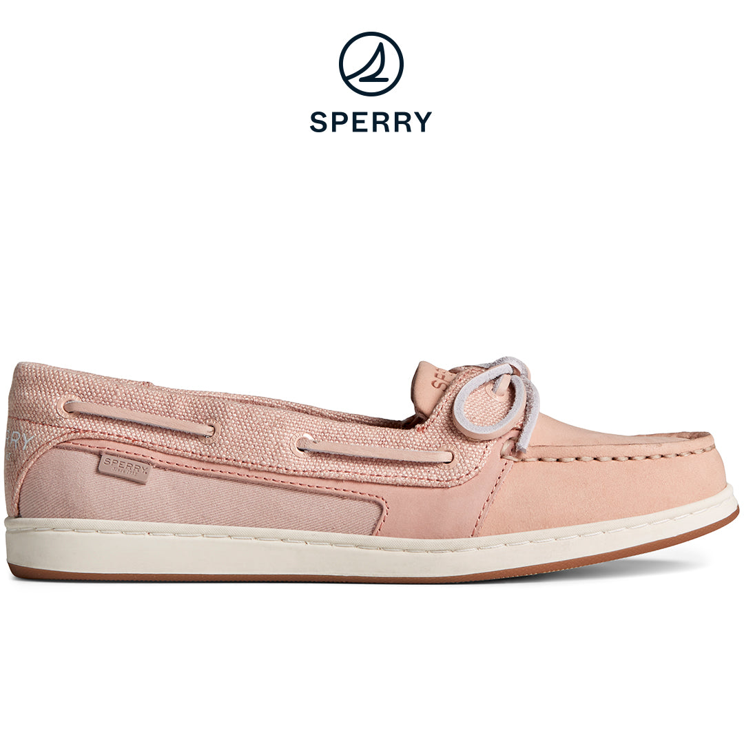 Sperry Women's Starfish 1-Eye Leather Baja Boat Shoe Rose (STS89033)