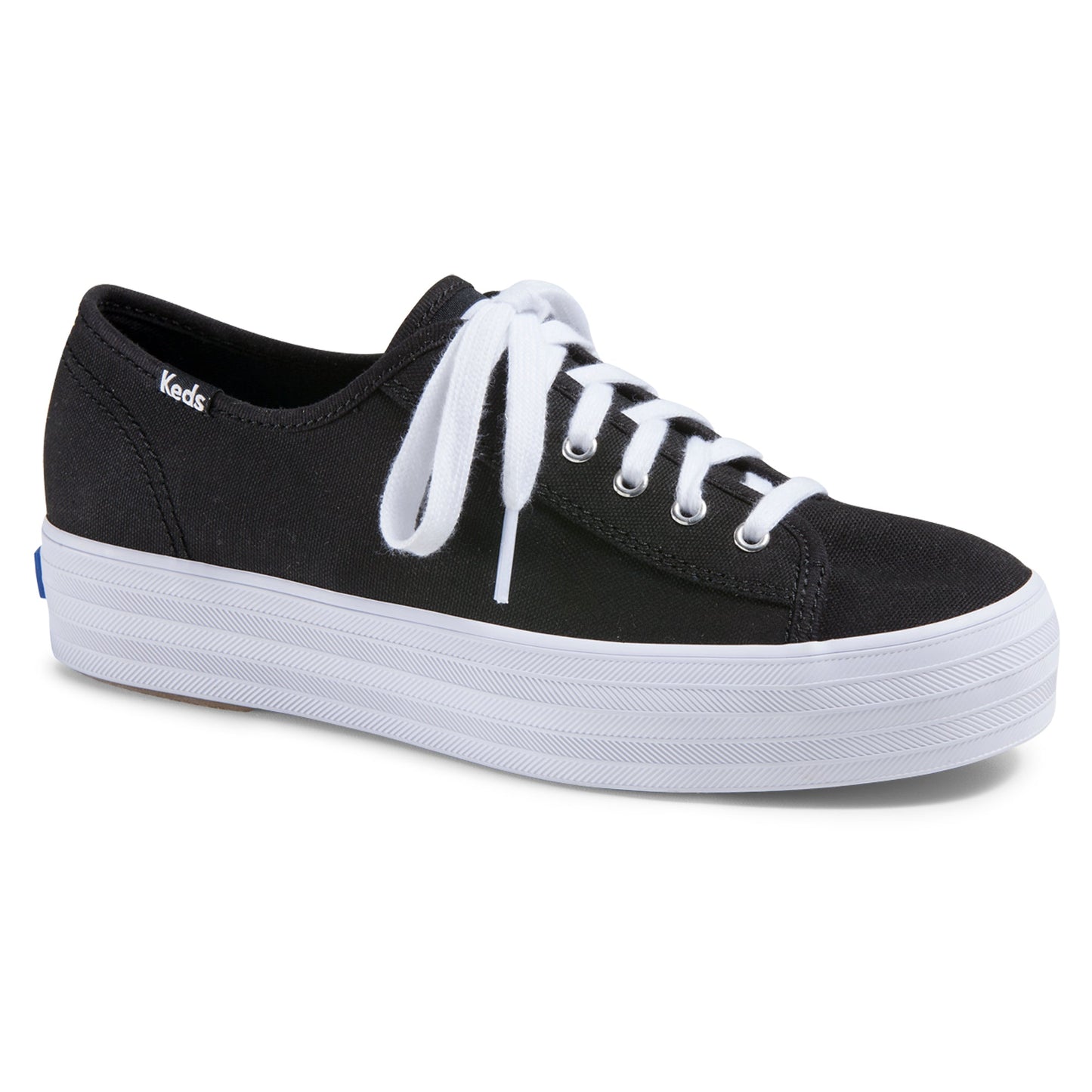 Keds Women's Triple Kick Canvas Black Wf57309