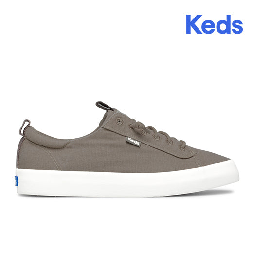 Keds Women's Kickback Canvas--Gry-Grey