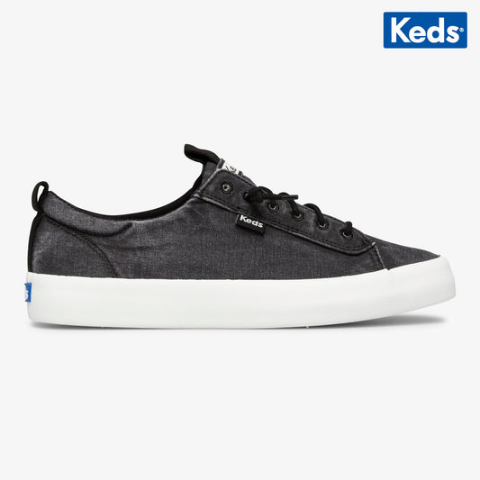 Keds Women's Kickback Canvas--Blk-Black