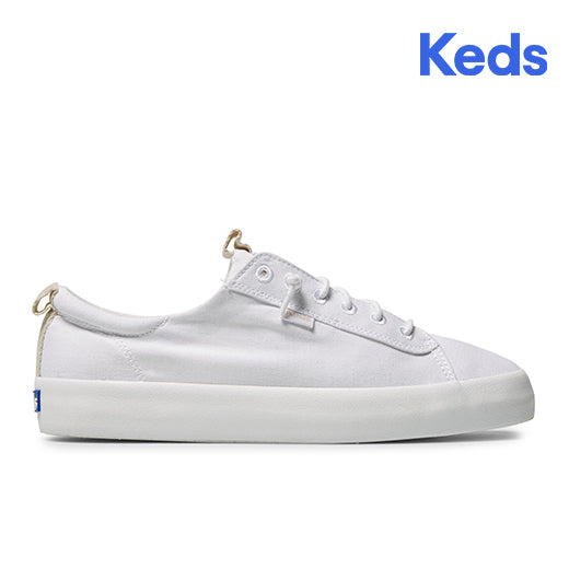 Keds Women's Kickback Canvas--Wht-White