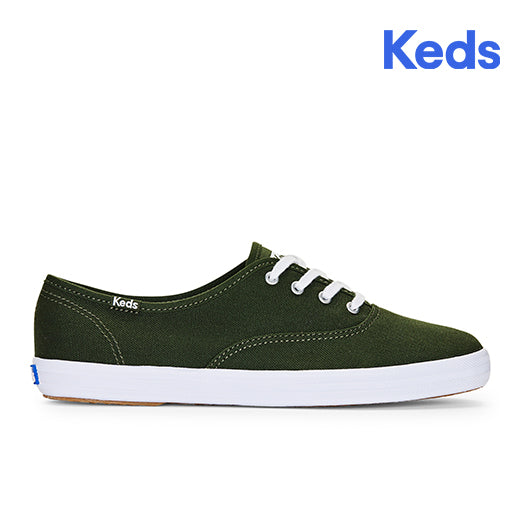 Keds Women's Champion Canvas--Olv-Olive