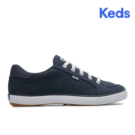 Keds Women's Center Iii Canvas Sneaker Navy (Wf67537)