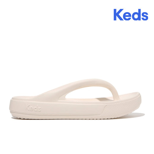 Keds Women's Soft Thong Flip Flop Beige (Wf67924)